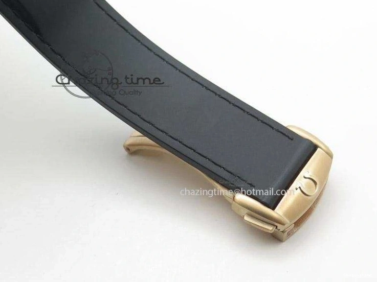 0418 Planet Ocean Professional Rose Gold Liquid Metal V6F 42mm On Black Rubber Strap A Vibrant 8266